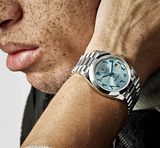Rolex Day-Date 228206 Platinum Ice Blue Arabic Dial Smooth Dial