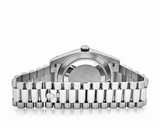 Rolex Day-Date 228206 Platinum Ice Blue Arabic Dial Smooth Dial