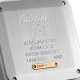 Cartier Santos Dumont Large Steel Rose Gold Mens Watch