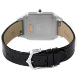 Cartier Santos Dumont Large Steel Rose Gold Mens Watch